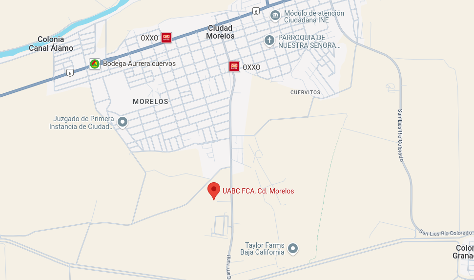 Mapa CD. Morelos